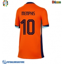 Fotballdrakt Dame Nederland Memphis Depay #10 Hjemmedrakt EM 2024 Kortermet